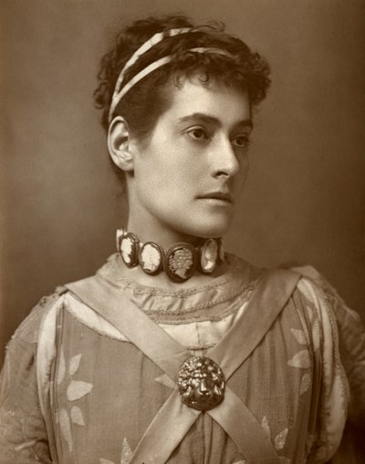 Myra Holme, İngiliz aktris, 1884 by Charles A. Long