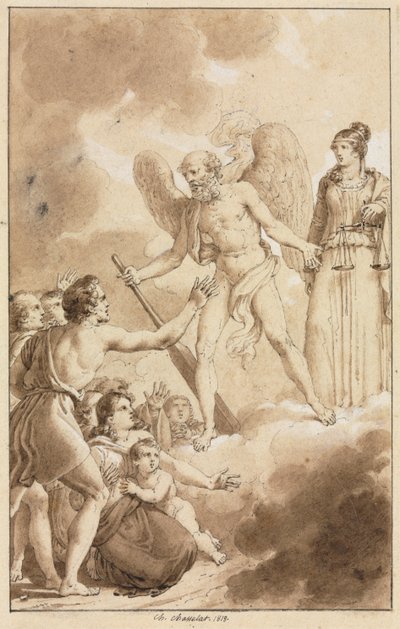 Alegori, 1818. by Charles Abraham Chasselat