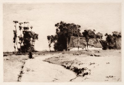 Brittany Ağaçları, 1885-1887. by Charles Adams Platt