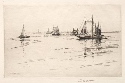 Ayran Kanalı, New York, 1889. by Charles Adams Platt