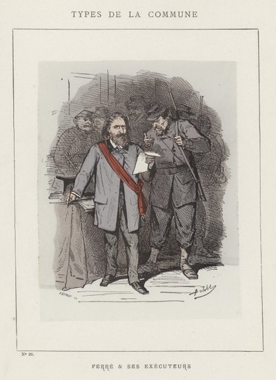 Ferre and Ses Executeurs  by Charles Albert d Arnoux Bertall