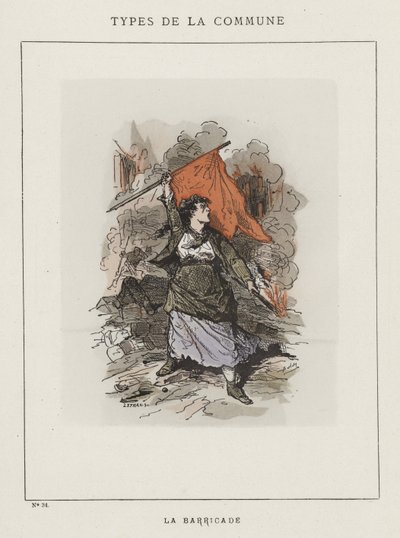 Barikat by Charles Albert d Arnoux Bertall