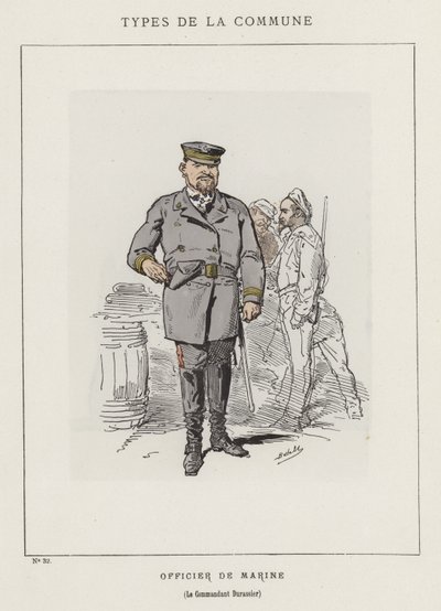 Deniz Subayı, Komutan Durassier by Charles Albert d Arnoux Bertall