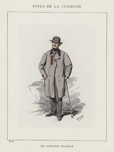Un Citoyen Delegue  by Charles Albert d Arnoux Bertall