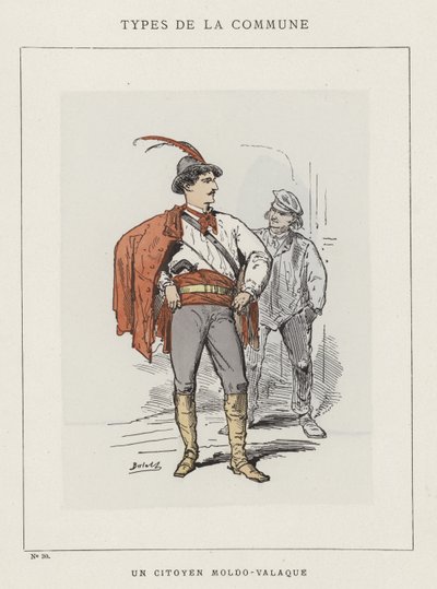 Un Citoyen Moldo-Valaque  by Charles Albert d Arnoux Bertall