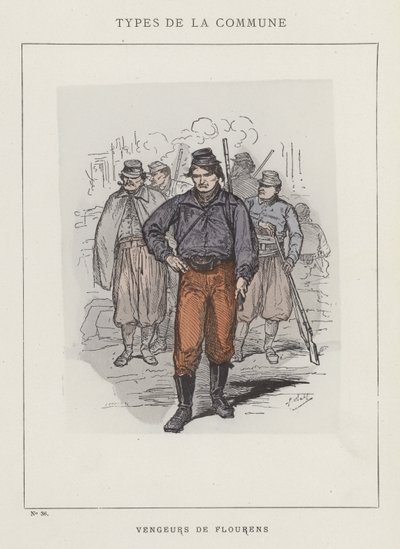 Flourens Yenilmezleri by Charles Albert d Arnoux Bertall