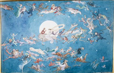 Ayın Etrafında Bir Dans by Charles Altamont Doyle