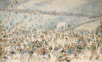 Figürler Buz Pateni, 1876 by Charles Altamont Doyle