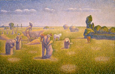 Biçerdöverler, 1892 by Charles Angrand