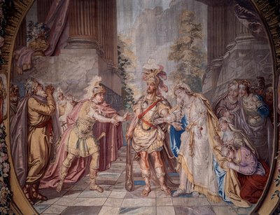 Senaryo: “” Alceste”” Jean Baptiste Lully (Giovanni Battista Lulli) (1632-1687) tarafından müziğe eklenen Philippe Quinault (1635-1688) operasının V perdesinin 4. sahnesinin temsili. Charles Antoine Coypel (1694-1752) 1764 tarafından Mi