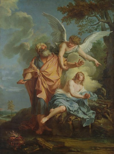 İbrahim kurban by Charles Antoine Coypel