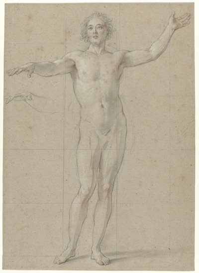 ayakta erkek çıplak by Charles Antoine Coypel