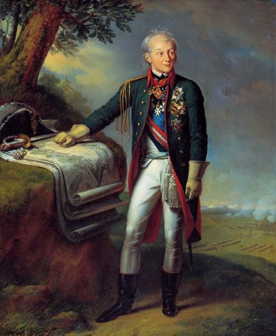 Mareşal Generalissimo Prens Alexander Suvorov, Rus askeri, 1815. by Charles Auguste Guillaume Steuben