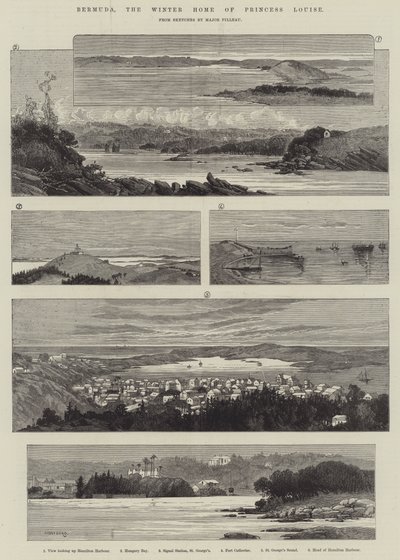 ಬರ್ಮುಡಾ, ಪ್ರಿನ್ಸೆಸ್ ಲೂಯಿಸ್ ಟರ್ಕಿಯ ಚಳಿಗಾಲದ ಮನೆ by Charles Auguste Loye