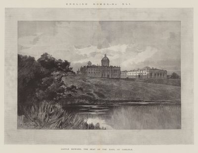 Castle Howard, Carlisle Kontunun Koltuğu by Charles Auguste Loye