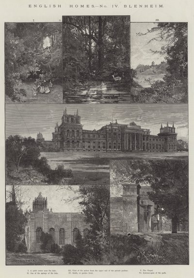 İngiliz Evi, Blenheim by Charles Auguste Loye