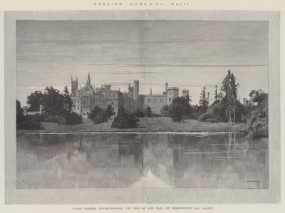 İngiliz Evleri, Alton Towers, Staffordshire, Shrewsbury Kontu
