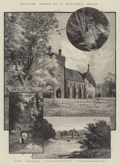 İngiliz Evleri, Hatfield Evi by Charles Auguste Loye