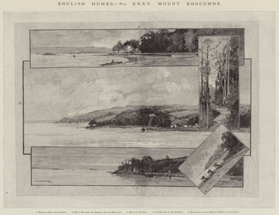 İngiliz Evleri, Edgcumbe Dağı by Charles Auguste Loye