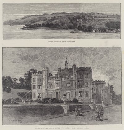 Edgcumbe Dağı Evi by Charles Auguste Loye