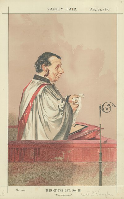 Rahip Charles John Vaughan by Charles Auguste Loye