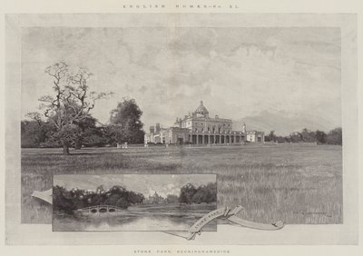 Stoke Parkı, Buckinghamshire by Charles Auguste Loye
