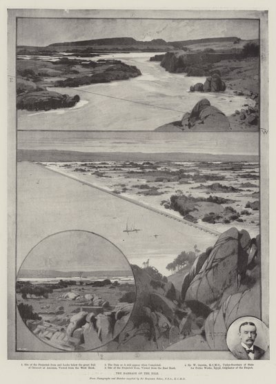 Nil Barajı by Charles Auguste Loye