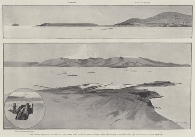 The Chinese Question, Wei-Hai-Wei, the Naval Port leased to Great Britain with the Island of Liu-Kung-Tau, at the Entrance to its Harbour  by Charles Auguste Loye