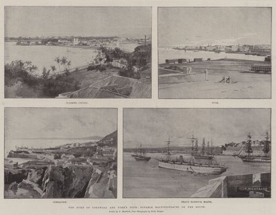 Cornwall Dükü ve York Turu, Güzergah Üzerindeki Önemli Duraklama Yerleri by Charles Auguste Loye