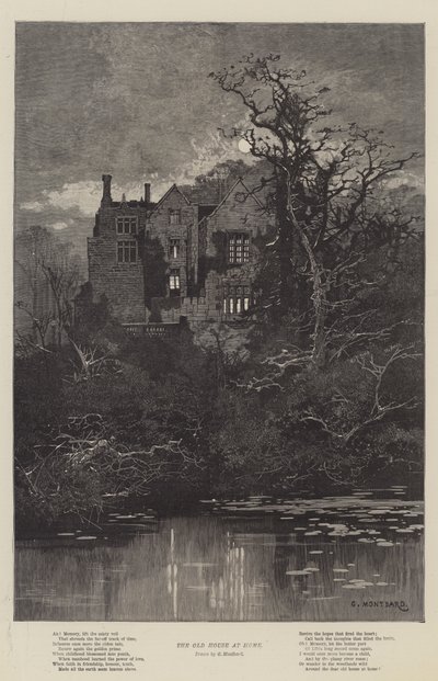 Evdeki Eski Ev by Charles Auguste Loye
