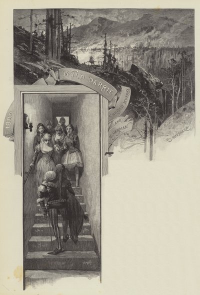 Vahşi Darrie, Christie Murray ve H Herman by Charles Auguste Loye