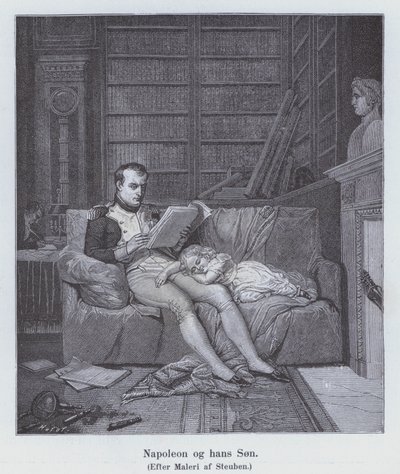 Napolyon I ve oğlu (lito) by Charles Auguste Steuben