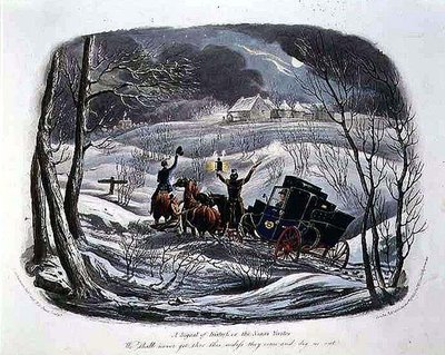 "A Signal of Distres veya The Christmas Visitor", R.G. Reeve (fl.1811-37) pub. Thomas McLean tarafından by Charles B. (after) Newhouse