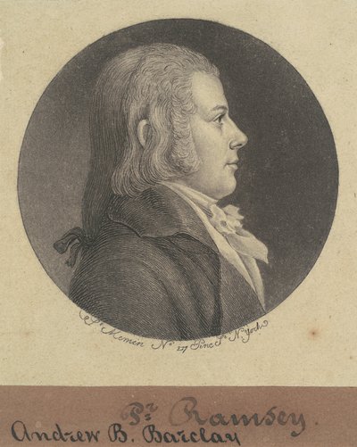 Andrew D.Barclay by Charles B. J. Févret de Saint Mémin