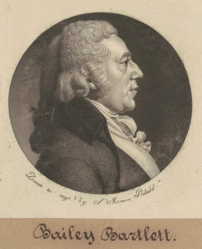 Bailey Bartlett by Charles B. J. Févret de Saint Mémin