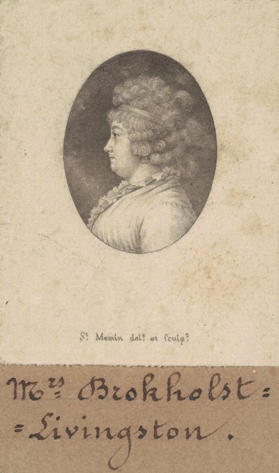 Catherine Keteltas Livingston by Charles B. J. Févret de Saint Mémin
