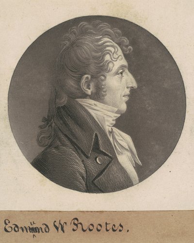 Edmund Wilcox Kökleri by Charles B. J. Févret de Saint Mémin