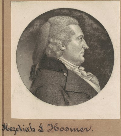 Hizkiya Lord Hosmer by Charles B. J. Févret de Saint Mémin