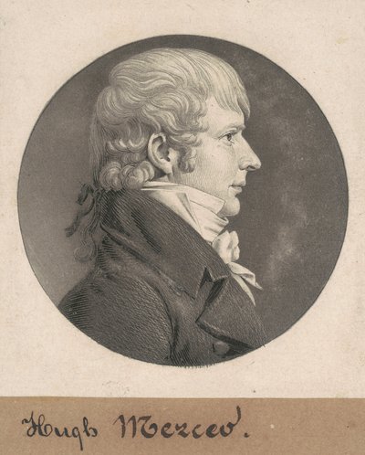 Hugh Kiracı Weedon Mercer by Charles B. J. Févret de Saint Mémin