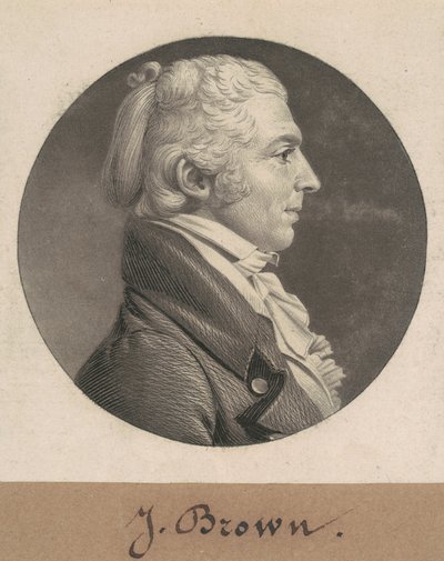 James Brown, Sn. by Charles B. J. Févret de Saint Mémin