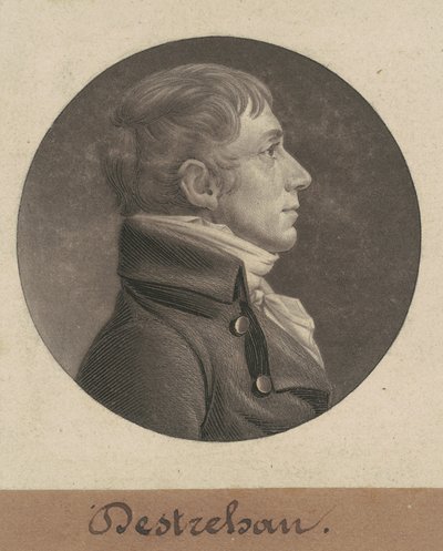 Jean Noel Destrehan by Charles B. J. Févret de Saint Mémin