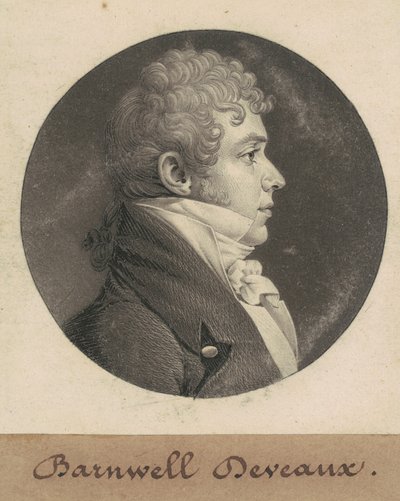 John Barnwell Deveaux by Charles B. J. Févret de Saint Mémin