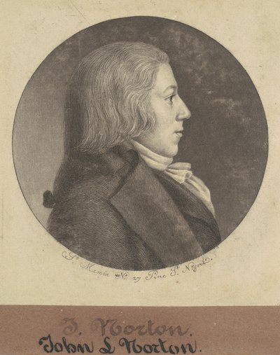 John Sızıntı Norton by Charles B. J. Févret de Saint Mémin