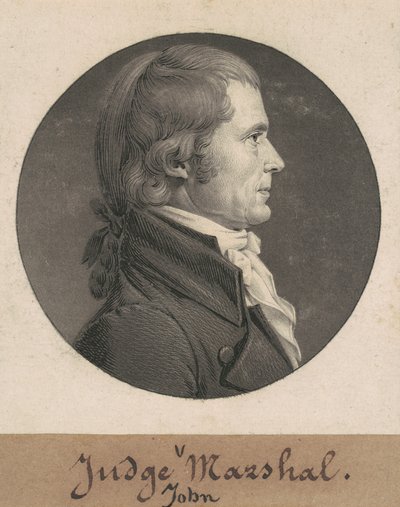 John Marshall by Charles B. J. Févret de Saint Mémin
