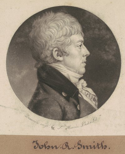 John R.Smith by Charles B. J. Févret de Saint Mémin