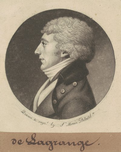 Joseph EGM de la Grange by Charles B. J. Févret de Saint Mémin