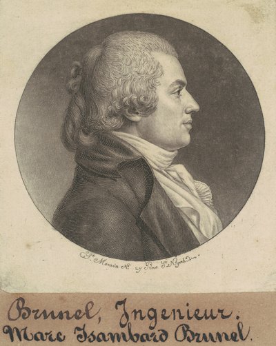 Mark Isambard Brunel by Charles B. J. Févret de Saint Mémin