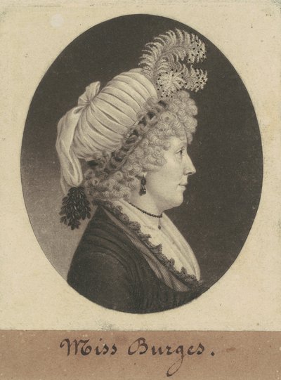 Bayan Burges by Charles B. J. Févret de Saint Mémin