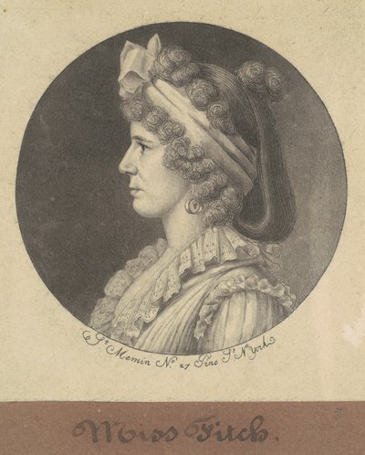 Bayan Fitch by Charles B. J. Févret de Saint Mémin