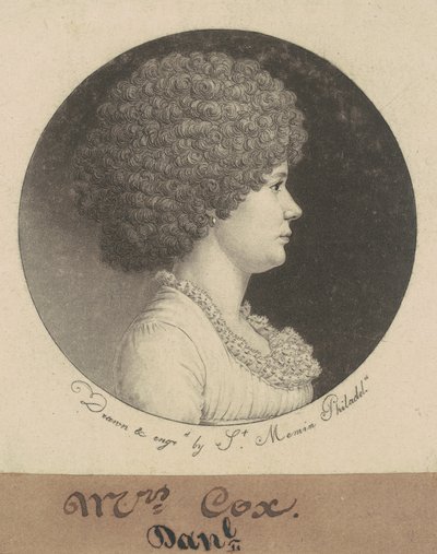 Bayan Cox by Charles B. J. Févret de Saint Mémin